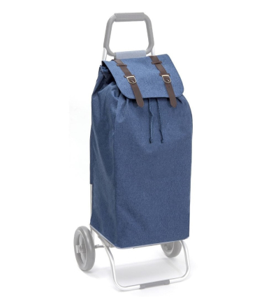 Chariot de courses 2 roues à pousser Carlux jean