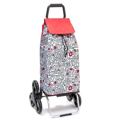 Chariot de courses 6 roues à pousser Carlux art