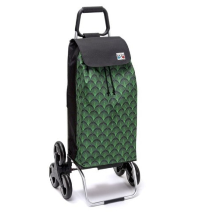 Chariot de courses 6 roues à pousser Carlux Trio greenpalm