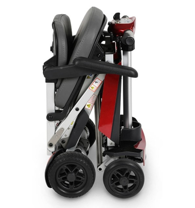 Scooter électrique 4 roues PMR pliable Manual Fold + rouge Drive Devilbiss