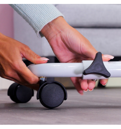 Table roulante pour lit médicalisé Corfou piétement réglable