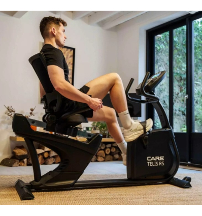 Vélo semi-allongé auto-alimenté Telis RS ergomètre connecté