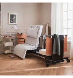 Lit médicalisé électrique 1 personne rotatif et releveur Orbit