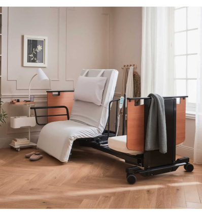 Lit médicalisé électrique 1 personne rotatif et releveur Orbit