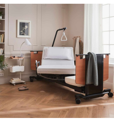 Lit médicalisé 1 personne électrique rotatif et releveur Orbit