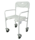 Chaise de douche pliable à roulettes Tobago