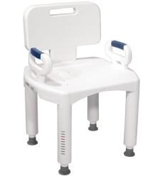 Chaise de douche bariatrique avec accoudoirs Makemo Drive Devilbiss