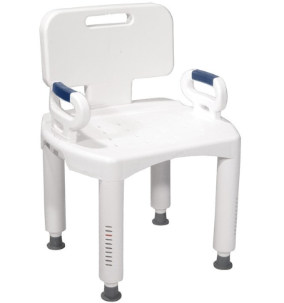 Chaise de douche bariatrique avec accoudoirs Makemo Drive Devilbiss
