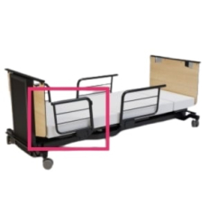 Lot de 2 barrières d'épaules pour lit médicalisé Orbit