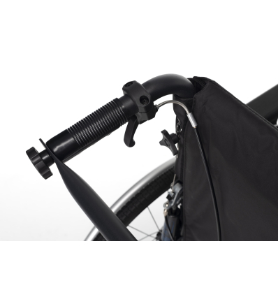 Poignée du fauteuil roulant manuel dossier inclinable 30° V500 Light noir Vermeiren