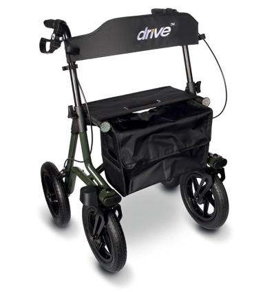 Déambulateur 4 roues tout terrain pliable Torro Outdoor vert Drive Devilbiss