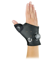 Attelle thermoformée poignet pouce Exos Rhiza noir enovis