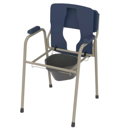 Chaise percée à hauteur fixe avec assise relevable Jelly HMS Vilgo bleu nuit