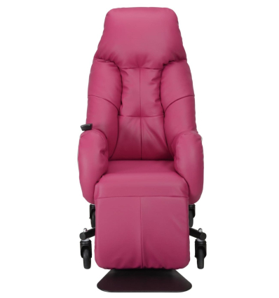 Fauteuil à pousser électrique Starlev'II PVC framboise Innov SA