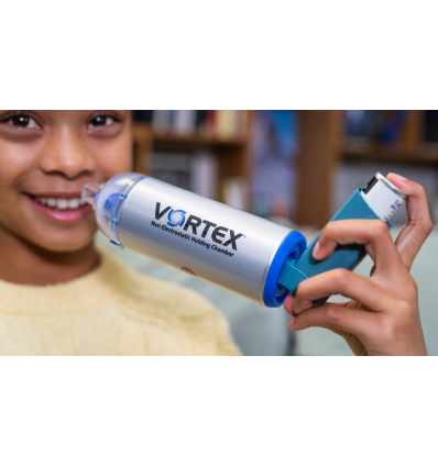 Chambre d’inhalation Vortex antistatique embout buccal 4 ans et + Pari