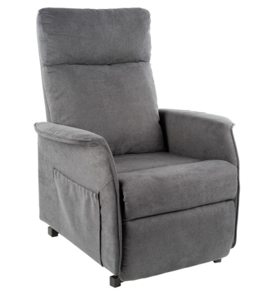Fauteuil releveur 1 moteur électrique Dahlia gris