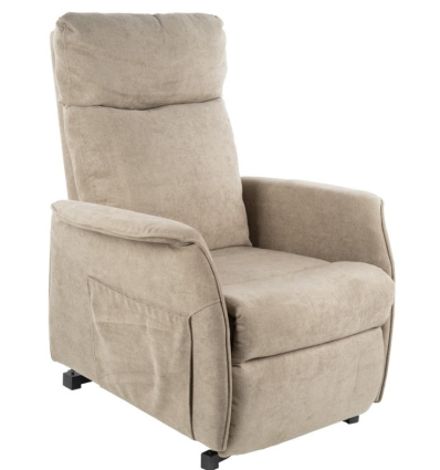 Fauteuil releveur 1 moteur électrique Dahlia beige