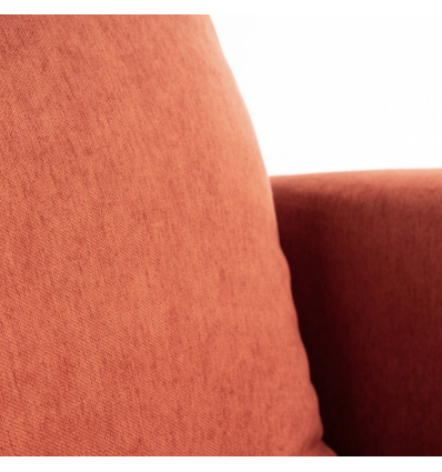 Fauteuil releveur 1 moteur électrique Dahlia terracotta