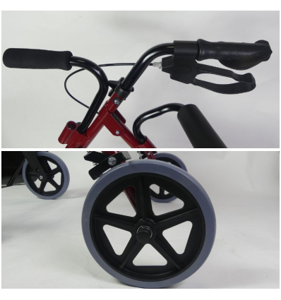 Déambulateur chaise roulante de transfert 2 en 1 Victor