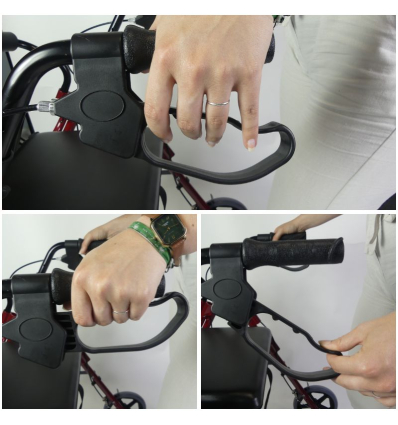 Déambulateur chaise roulante de transfert 2 en 1 Victor