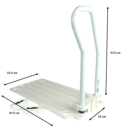 Dimensions de la barre d'appui de lit adulte Resist