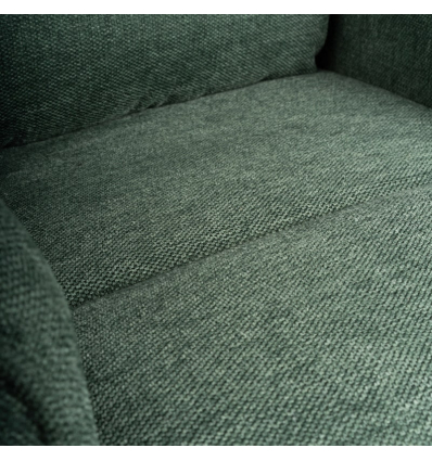 Fauteuil releveur électrique 2 moteurs Camélia tissu vert