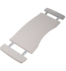 Table de lit médicalisé extensible à poser sur barrières Slide blanche