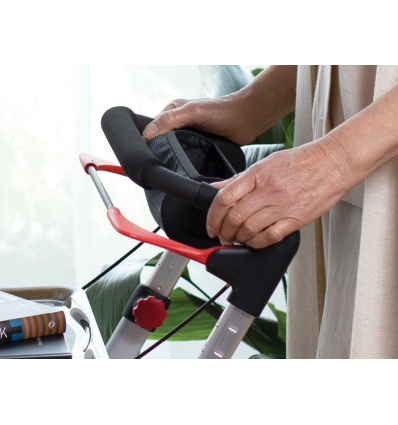 Déambulateur 4 roues d'intérieur léger et pliable Pixel Rehasense avec frein de sécurité