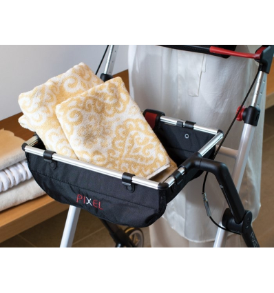 Déambulateur 4 roues d'intérieur léger et pliable Pixel Rehasense avec sac