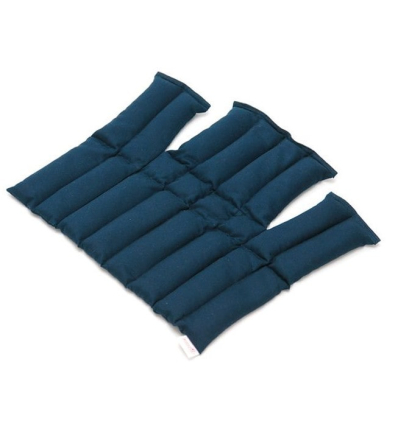 Coussin chauffant en graine de lin Linum Anatomic Sissel bleu