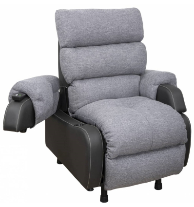Fauteuil releveur électrique Cocoon 1 moteur G1 Innov'SA gris chiné