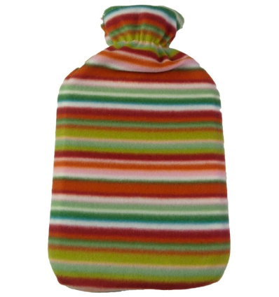 Bouillotte traditionnelle à eau avec housse microfibre New Sun