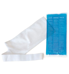 Compresse de froid ou chaud en gel Sissel Pack 12 x 25 cm avec housse