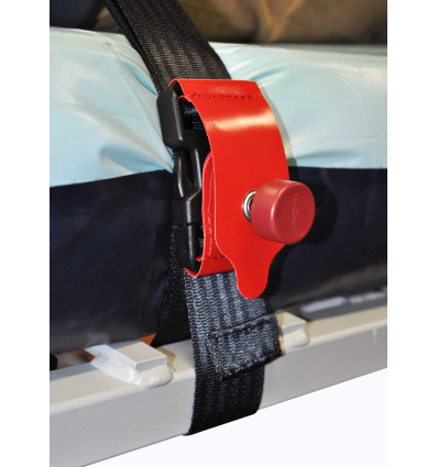 Ceinture de contention pour lit médicalisé avec sécurité