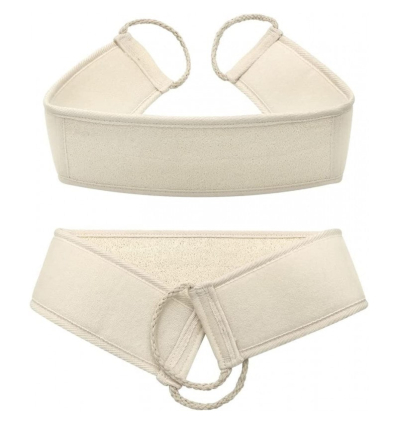 Sangle lave-dos en bambou 3 en 1