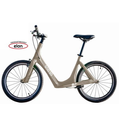 Draisienne adulte ultra-légère Sollso taupe