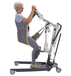 Sangle de transfert sous-axillaire avec sous-cuisses pour verticalisateur Invacare