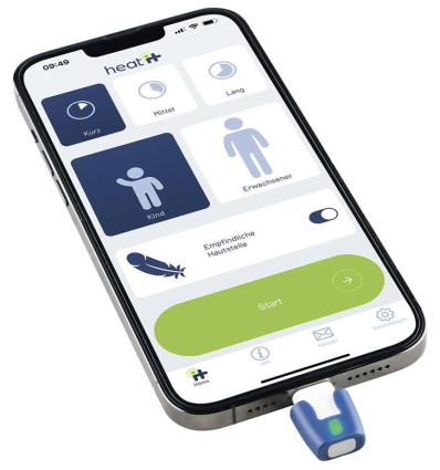 Heat It pour soulager les piqures d'insectes téléphone Android ou Iphone