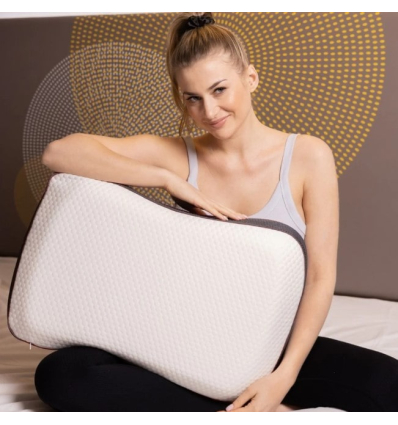 Oreiller ergonomique à mémoire de forme bambou Confort Epaule Relax Inphysio