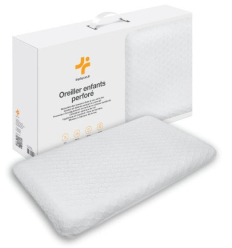 Oreiller enfant à mémoire de forme perforé bambou Inphysio