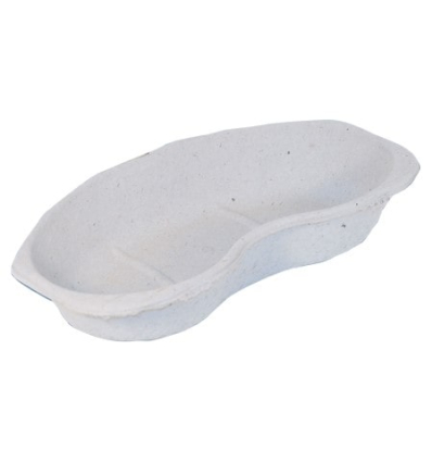 Lot de 10 haricots d'hôpital jetables en fibres de cellulose