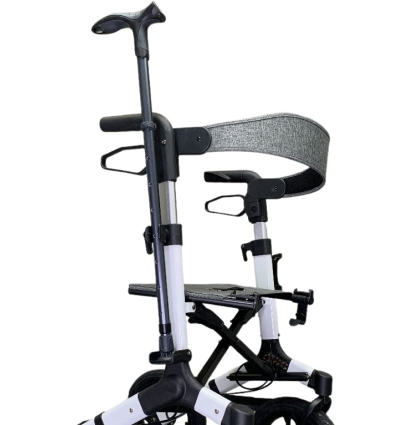 Déambulateur 4 roues tout terrain avec roues gonflables Neo Fun avec porte-canne