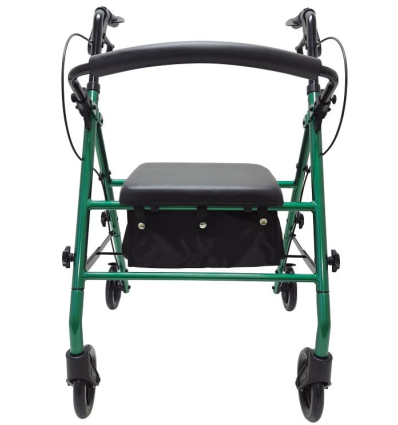 Déambulateur 4 roues léger et pliable Acier