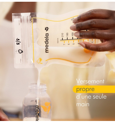 Sachets de conservation du lait maternel Easy Pour Medela