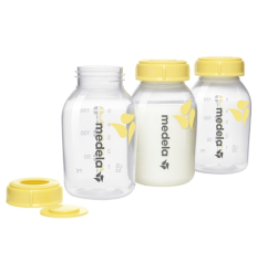 Lot de 3 biberons 150 ml Medela pour lait maternel