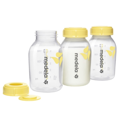 Lot de 3 biberons 150 ml Medela pour lait maternel