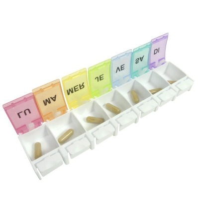 Pilulier semainier pour médicament Color