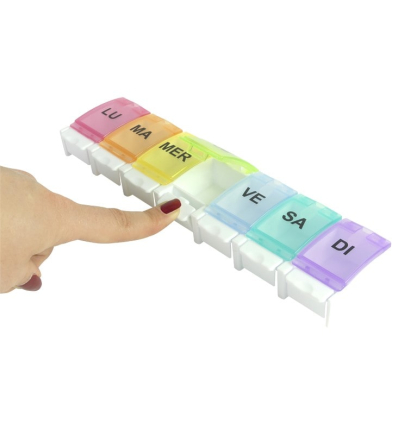 Pilulier semainier pour médicament Color