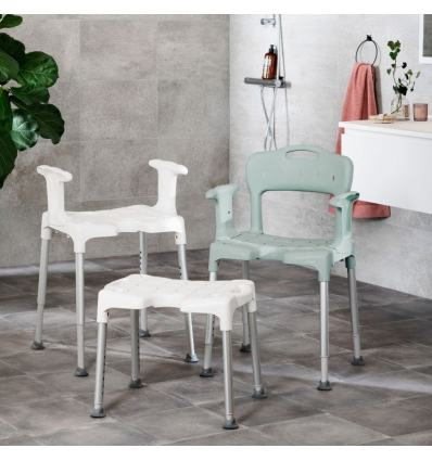 Chaise de douche avec accoudoirs Etac Swift