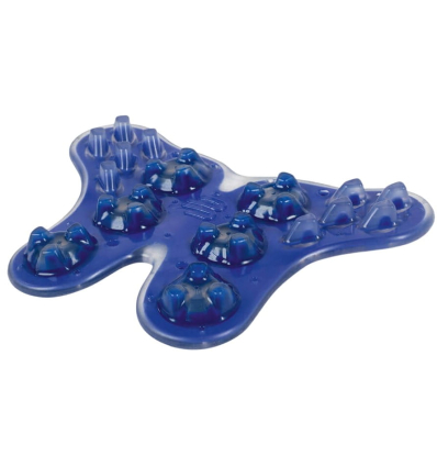 Pelote avec picots de la ceinture lombaire LumboTrain Bauerfeind Titane bleu